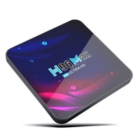 H96 Max V11 Android 11.0 Smart TV Box UHD 4K Media Player RK3318 4 Go/64 Go 2.4G/5G WiFi double bande BT4.0 100M LAN VP9 H.265 Décodage avec télécommande