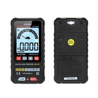 HABOTEST HT124B Multimètre numérique intelligent 4000 comptes True RMS compteur de tension automatique avec écran LCD rétro-éclairé Voltmètre 600V AC DC Stylo de test électrique Lampe de poche LED Multifonction Résistance Continuité Fréquence T