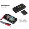 HABOTEST HT125B Multimètre numérique intelligent 4000 comptes True RMS compteur de tension automatique avec écran LCD rétro-éclairé Voltmètre 600V AC DC Stylo de test électrique Lampe de poche LED Multifonction Résistance Continuité Fréquence T