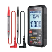 HABOTEST HT127A multimètre numérique intelligent 3.1-pouces LCD TN affichage 6000 comptes compteur universel gamme automatique vrai RMS Mini multi-fonctionnel mètre NCV testeur 600V voltmètre 6A ampèremètre 60MΩ ohmmètre 60mF condensateur testeur 