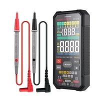 HABOTEST HT127A multimètre numérique intelligent 3.1-pouces LCD TN affichage 6000 comptes compteur universel gamme automatique vrai RMS Mini multi-fonctionnel mètre NCV testeur 600V voltmètre 6A ampèremètre 60MΩ ohmmètre 60mF condensateur testeur 