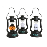 Hallo-ween lanterne pum-pkin lanterne à pum-pkin opérée par lumière à thème effrayant lanterne lumineuse pour la décoration de fête Hallo-ween