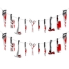 Halloween Bloody Banner Scary Knife Hanging Banner Decor