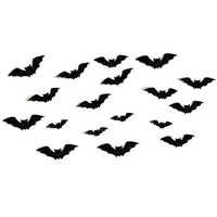 Halloween Elements Spooky Pattern Table Cloth Black Lace Family Halloween Party Scene Decoration