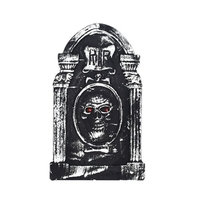 Halloween Foam Tombstone Reusable Haunted House Yard Decoration Realistic Graveyard Props