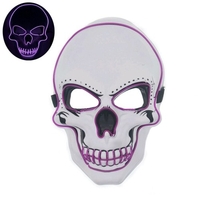 Halloween masque de partie LED masque flash effrayant EL ligne masque de lumière Cosplay masque partie vêtements masque