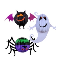 Halloween suspendus décor blanc fantôme chauve-souris 2020 nouveaux accessoires de barre choquants Halloween décoration fête décor