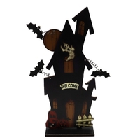 Halloween Table Pumpkin Skull Wooden Decoration Halloween Party Table Centerpieces Table Topper