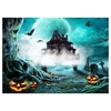 Halloween Thème Photographie Fond Portrait Photographie Décors avec Motif Citrouille Accessoires de Studio Photo pour Portrait Photos Décoration de Fête,  Taille 2.1 * 1.5 m/7 * 5ft