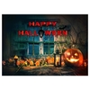 Halloween Thème Photographie Fond Portrait Photographie Décors avec Motif Citrouille Accessoires de Studio Photo pour Portrait Photos Décoration de Fête,  Taille 2.1 * 1.5 m/7 * 5ft
