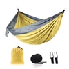 Hamac en nylon élargi intérieur balançoire extérieure fournitures de camping 210T Nylon plage hamac voyage randonnée hamac