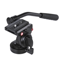Handgrip Photographie Vidéo Drag Fluide hydraulique de trépied pour Canon Nikon DSLR Caméscope Max. Capacité de charge 5kg / 11lbs en alliage d