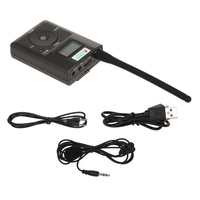 HanRongDa HDR-831 Transmetteur FM numérique stéréo portable Mini station de radio FM Diffusion avec micro audio Lancement 500 mètres Logement pour carte TF Entrée microphone AUX IN