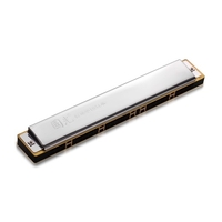 Harmonica à large plage de 28 trous Clé de C Tremolo Harmonica Mouthorgan