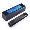 Harmonica Tremolo Harmonica 24 Trous Harmonica Élégant Ton C Noir