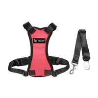 Harnais pour animaux de compagnie Type de gilet Laisse pour chien Harnais de voiture respirant pour chiens Voyage en plein air Fournitures pour animaux de compagnie
