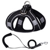 Harnais pour animaux de compagnie Type de gilet Laisse pour chien Réfléchissant Respirant avec poignée de contrôle facile Enveloppe de couleur unie autour du bord