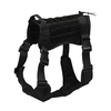 Harnais pour chien boucles en tissu imperméable à fixation rapide poignée de bande système MOLLE formation en plein air gilet de chien