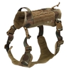 Harnais pour chien boucles en tissu imperméable à fixation rapide poignée de bande système MOLLE formation en plein air gilet de chien