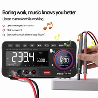 Haut-parleur ANENG 2 In-1 BT Banc multimètre CA/CC 19999 compte le multimètre de diffusion vocale Vrai-RMS (avec batterie rechargeable et lignes de combinaison 18 en 1)