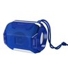 Haut-parleur BT portable sans fil avec LED Subwoofer stéréo léger Qualité sonore Prise en charge des basses lourdes Carte AUX TF Appel mains libres FM Alimenté par USB Batteries rechargeables intégrées 1200mAh Boîte de son Cadeau