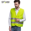 Haut Visibilité Gilet De Sécurité Réfléchissant Polyester Réfléchissant Tricot Gilet Vêtements De Travail Sécurité Vêtements de Travail Station D