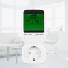 Haute précision Puissance Énergie Mètre Socket Écran LCD KWH Mètre Watt Tension Courant Fréquence Coût Surveillance Surcharge Alarme AC230V EU Plug