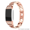 Haute Qualité Bracelet En Alliage de Zinc Femmes Mode Simple Style Dragonne pour Fitbit Charge 2