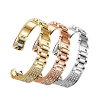 Haute Qualité Montre Bande En Alliage de Zinc Femmes Montre Bande Mode Simple Style Dragonne Pour Fitbit Alta Smart Montre