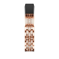 Haute Qualité Montre Bande En Alliage de Zinc Femmes Montre Bande Mode Simple Style Dragonne Pour Fitbit Alta Smart Montre
