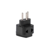 Haute qualité Swiss Embedded Conversion Plug 5 trous Adaptateur Plug Swiss Plug à Universal Socket Voyage Plug Adapter Noir