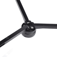 Hauteur réglable en continu de trépied de table vidéo en aluminium ADAI
