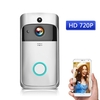 HD 720P Smart WiFi Porte de sécurité sans piles Argent
