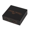 HD Switcher 1 à 2 HD Convertisseur de Signal Convertisseur Commutateur Manuel HD Hub HDCP Passthrough-Supports HD 4K 3D 1080P US Plug Noir