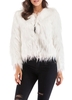 Hiver Femmes En Fausse Fourrure Manteau Solide Couleur À Manches Longues Fluffy Survêtement Court Veste Poilu Chaud Pardessus
