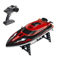 HJ808 2.4GHz RC Bateau Télécommande Bateaux 25km/h Haute Vitesse RC Bateau Chavirer Réinitialiser Alarme Batterie Faible