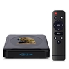 HK1 RBOX R1 mini Smart TV Box Android 10.0 UHD 4K Media Player RK3318 4GB / 64GB 2.4G / 5G WiFi double bande BT4.0 100M LAN Affichage numérique avec télécommande