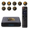 HK1 RBOX R1 mini Smart TV Box Android 10.0 UHD 4K Media Player RK3318 4GB / 64GB 2.4G / 5G WiFi double bande BT4.0 100M LAN Affichage numérique avec télécommande
