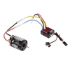 Hobbywing QuicRun WP 1060 Brossé 60A ESC 2-3S 6V / 3A BEC et SnowPanther Hobby 540 55T Moteur Brossé