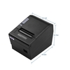HOIN 80mm USB Imprimante Thermique Récepteur Thermique Imprimante POS Imprimante Haute Vitesse Impression Claire Compatible avec les Commandes Impression ESC / POS pour le magasin de supermarché