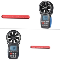 HoldPeak HP-866B Mini LCD anémomètre numérique Vitesse du vent Vitesse d