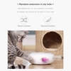 HomeRun Jouet pour chat intelligent Jouet pour animaux de compagnie Jouet électronique interactif pour chat avec plume rotative / 3 modes de jeu