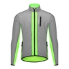 Homme Coupe Vent Réfléchissant Velo Cyclisme Coupe Vent Etanche Veste Cyclisme Tenues de Cyclisme Séchage rapide Elastique Respirable Sport Vêtement Pour Course Jogging Cyclisme Gym Fitness