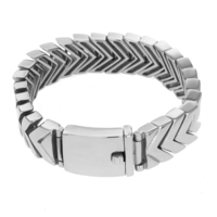 Homme en acier inoxydable Cuff Bracelet Wristband Chain Bijoux New Fashion Charm Man Party Band