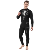 Hommes 3mm néoprène combinaison surf natation combinaison de plongée combinaison humide
