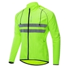 Hommes coupe-vent à capuche cyclisme veste respirant haute visibilité réfléchissant vélo vélo équitation sport manteau veste