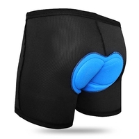 Hommes cyclisme sous-vêtements shorts respirant gel rembourré vtt vélo équitation shorts