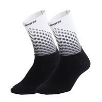 Hommes femmes chaussettes de cyclisme anti-dérapant résistant à l