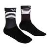 Hommes femmes chaussettes de vélo épissage rayures impression respirant anti-dérapant extensible doux vélo course randonnée cyclisme bas