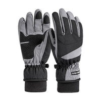 Hommes Femmes Hiver Chaud Gants À Écran Tactile Anti-dérapant Coupe-Vent Imperméable À L